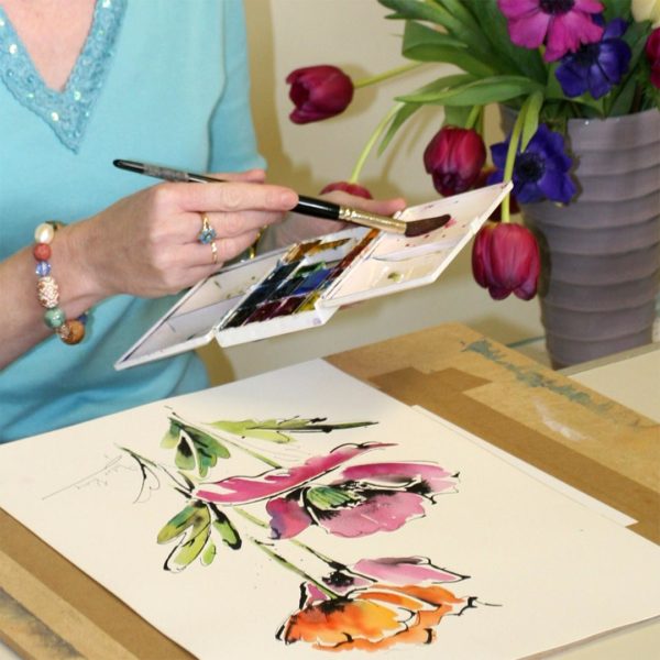 Watercolour Painting Tutorials by Julie King